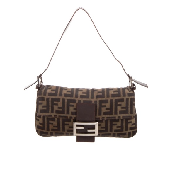 Fendi Handbags - FENDI Fendi Zucca Baguette Bag